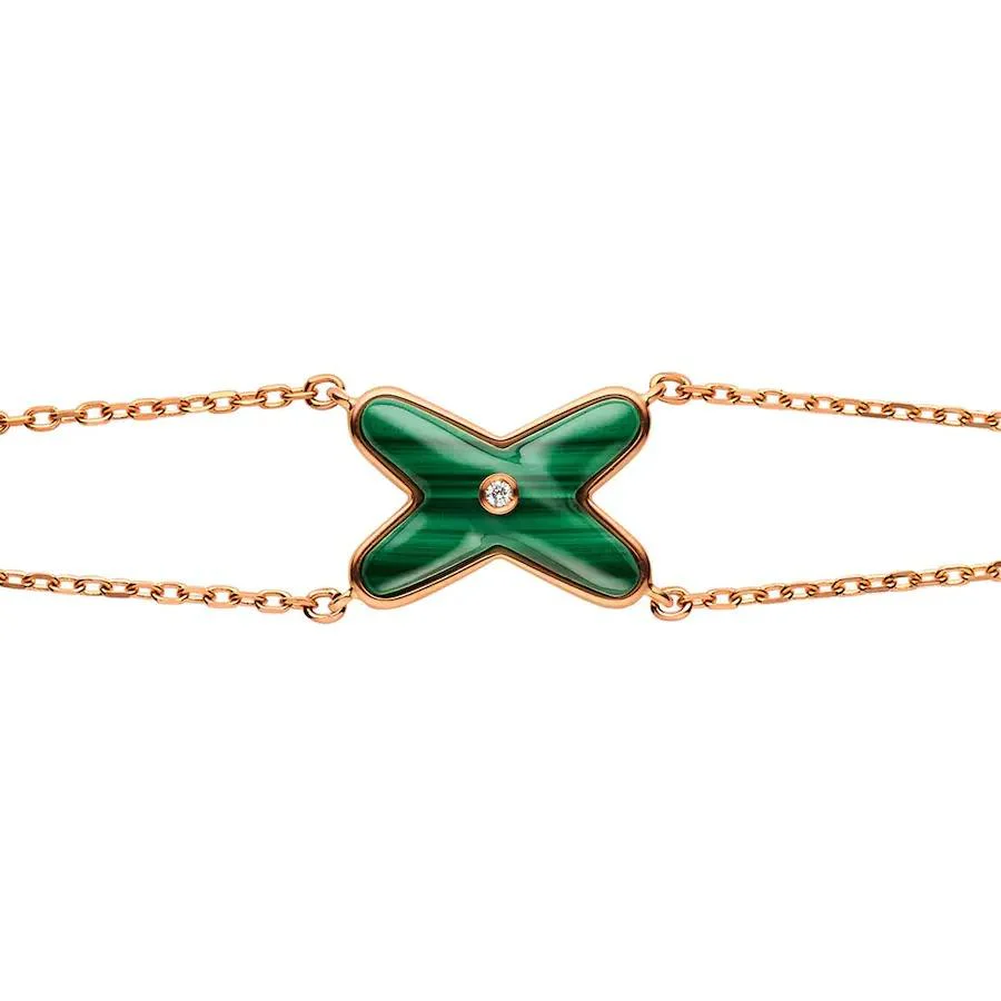 [Chaumet]JEUX BRACELET MALACHITE PINK GOLD 1 DIAMOND