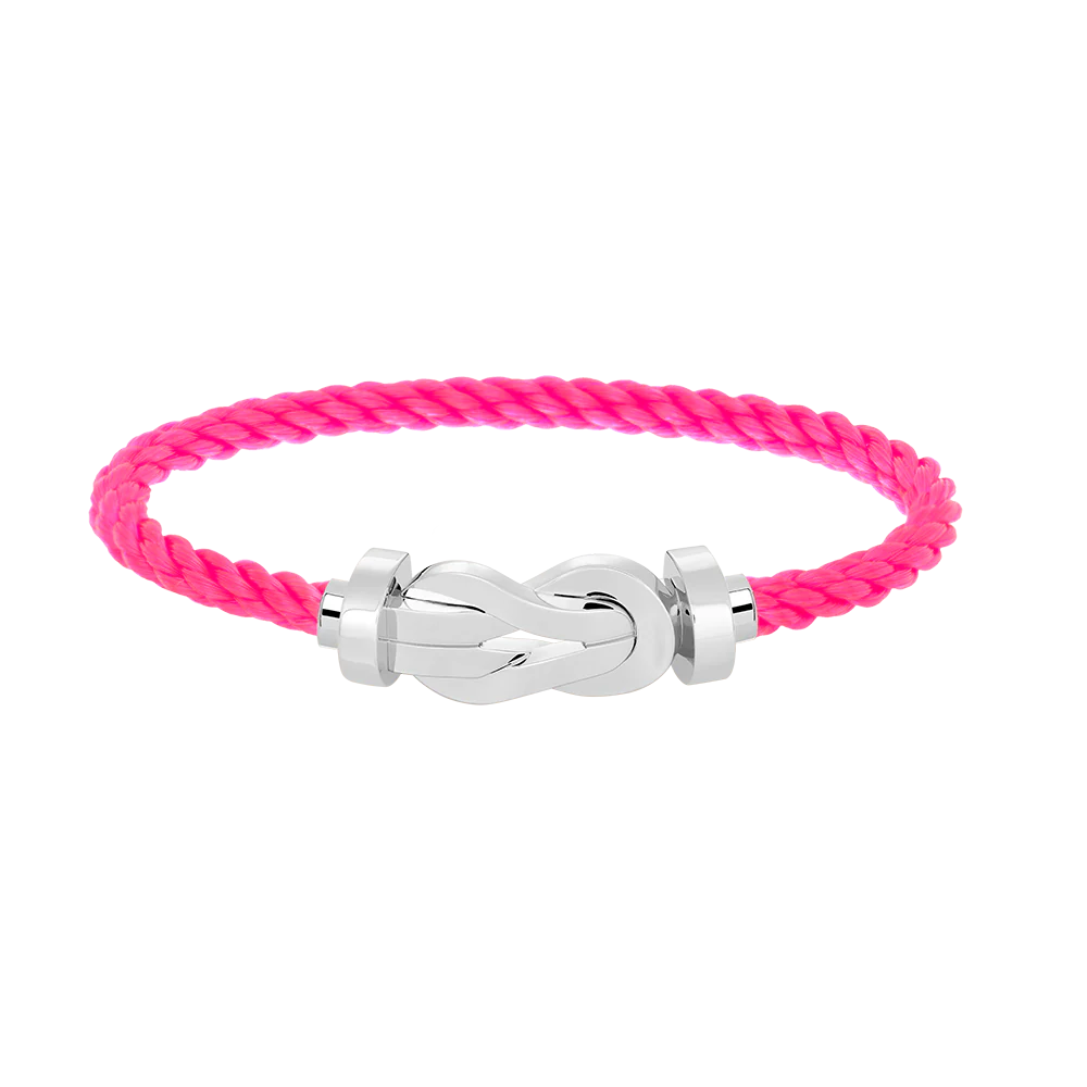 [Fred]CHANCE LARGE 8 FIGURE BUCKLE NO DIAMOND BRACELET SILVER