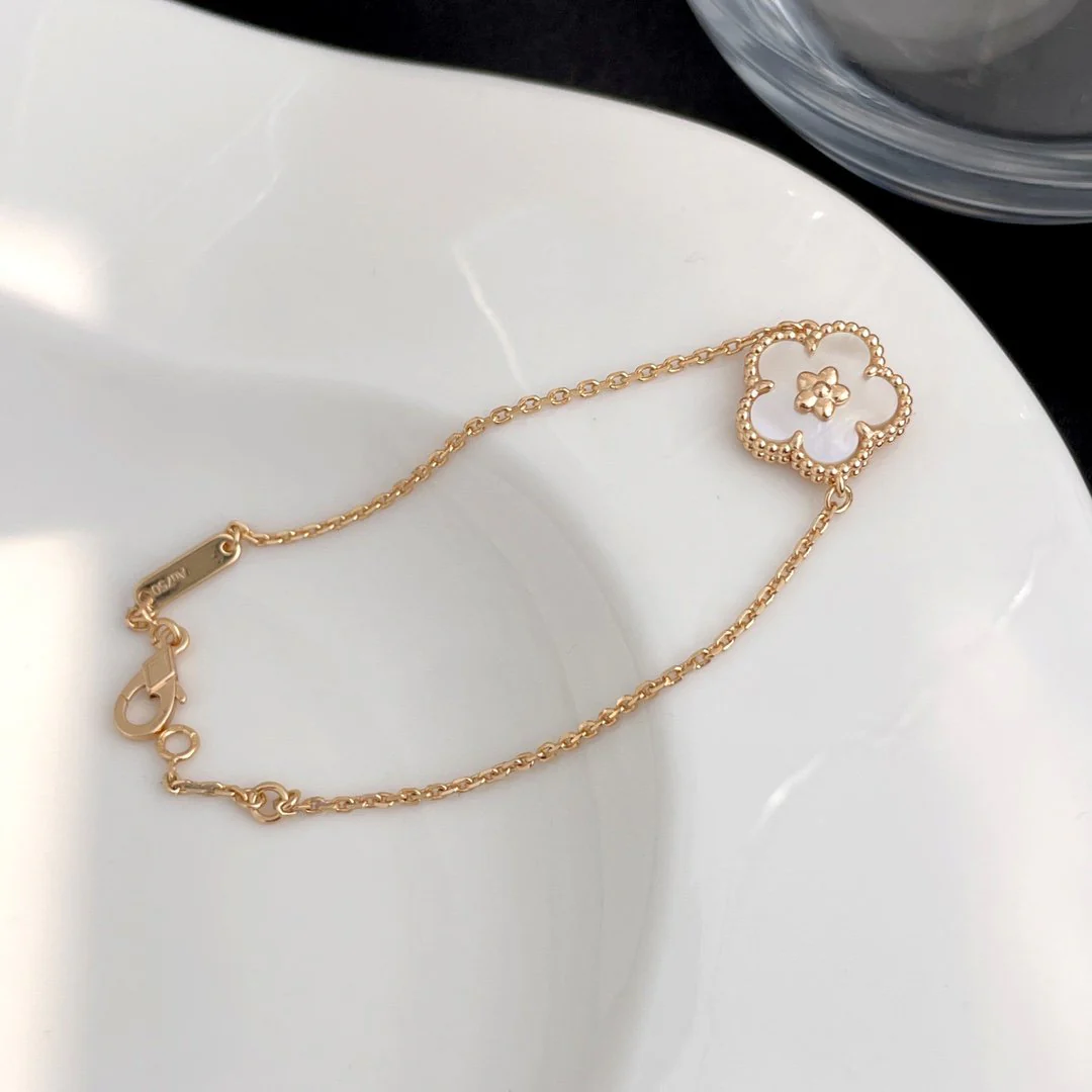 [Van Cleef & Arpels]LUCKY SPRING ROSE GOLD MOP BRACELET