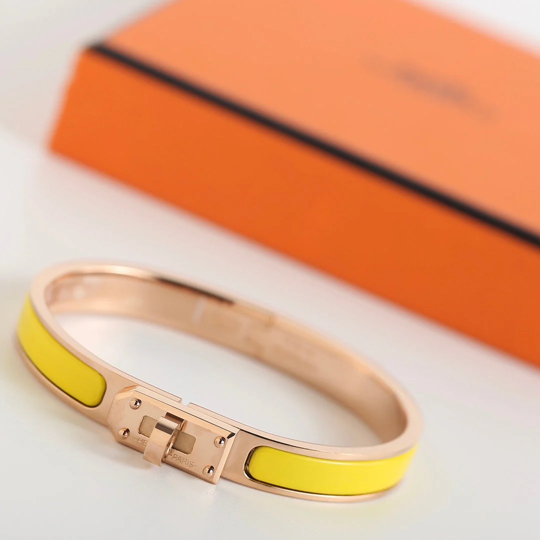 [Hermes]HM KELLY YELLOW BRACELET