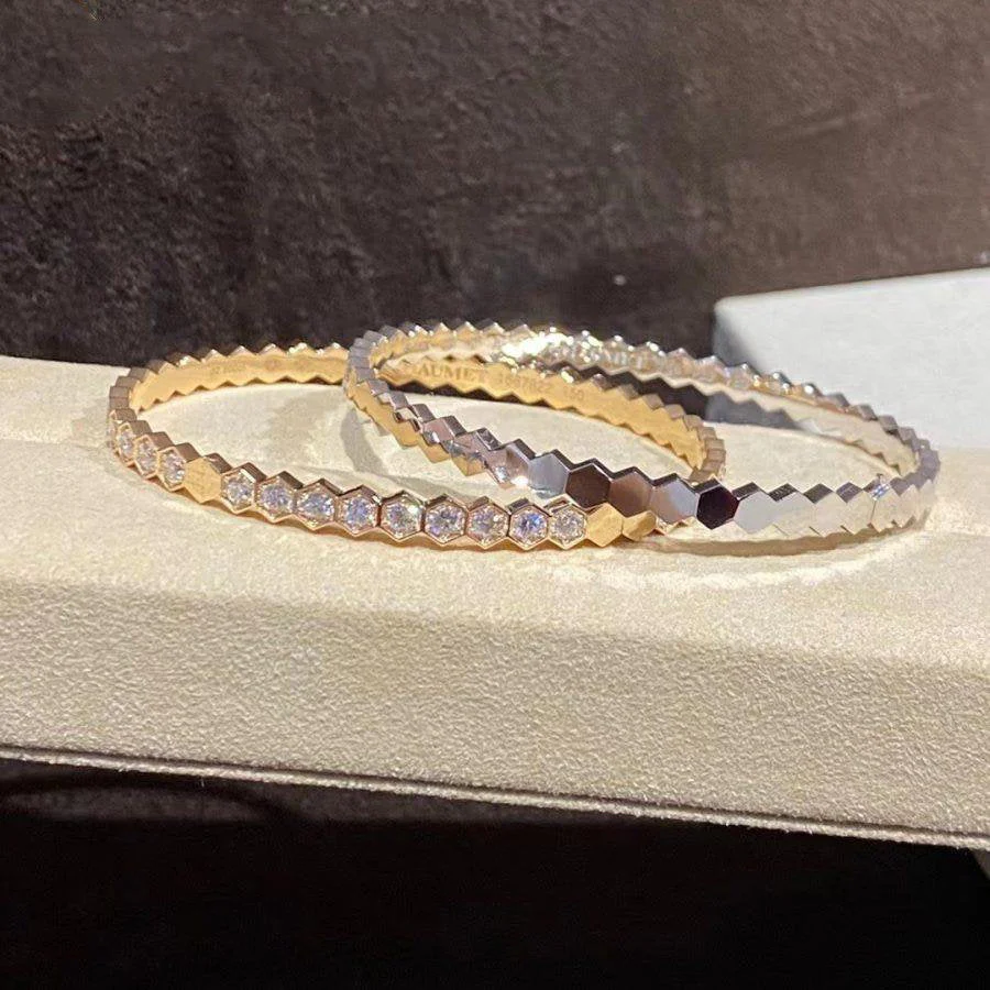 [Chaumet]BEE LOVE GOLD BRACELET FULL DIAMOND