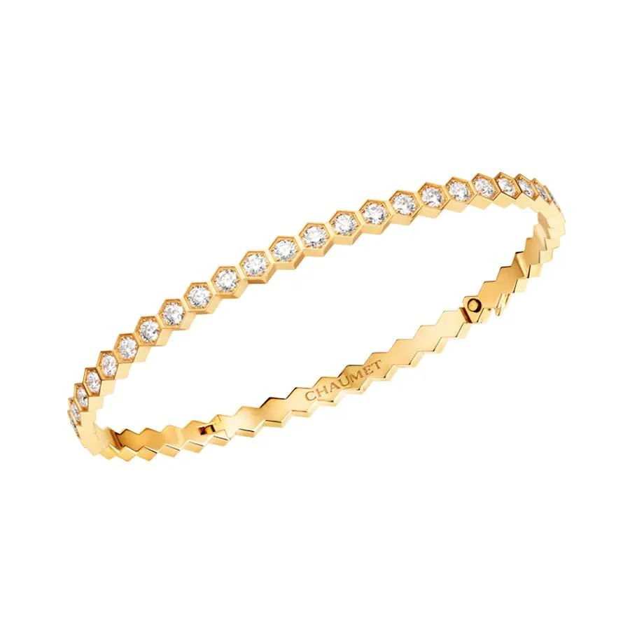 [Chaumet]BEE LOVE GOLD BRACELET FULL DIAMOND