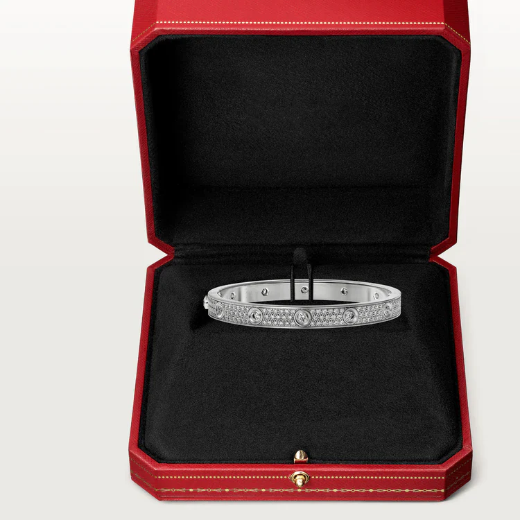 [Cartier]LOVE BRACELET 6.1MM DIAMOND-PAVED 10 BIG DIAMONDS