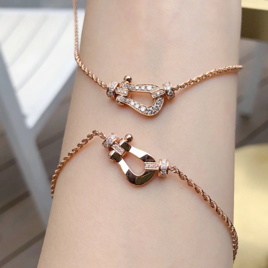 [Fred]FORCE 10 PINK GOLD DIAMOND NECKLACE