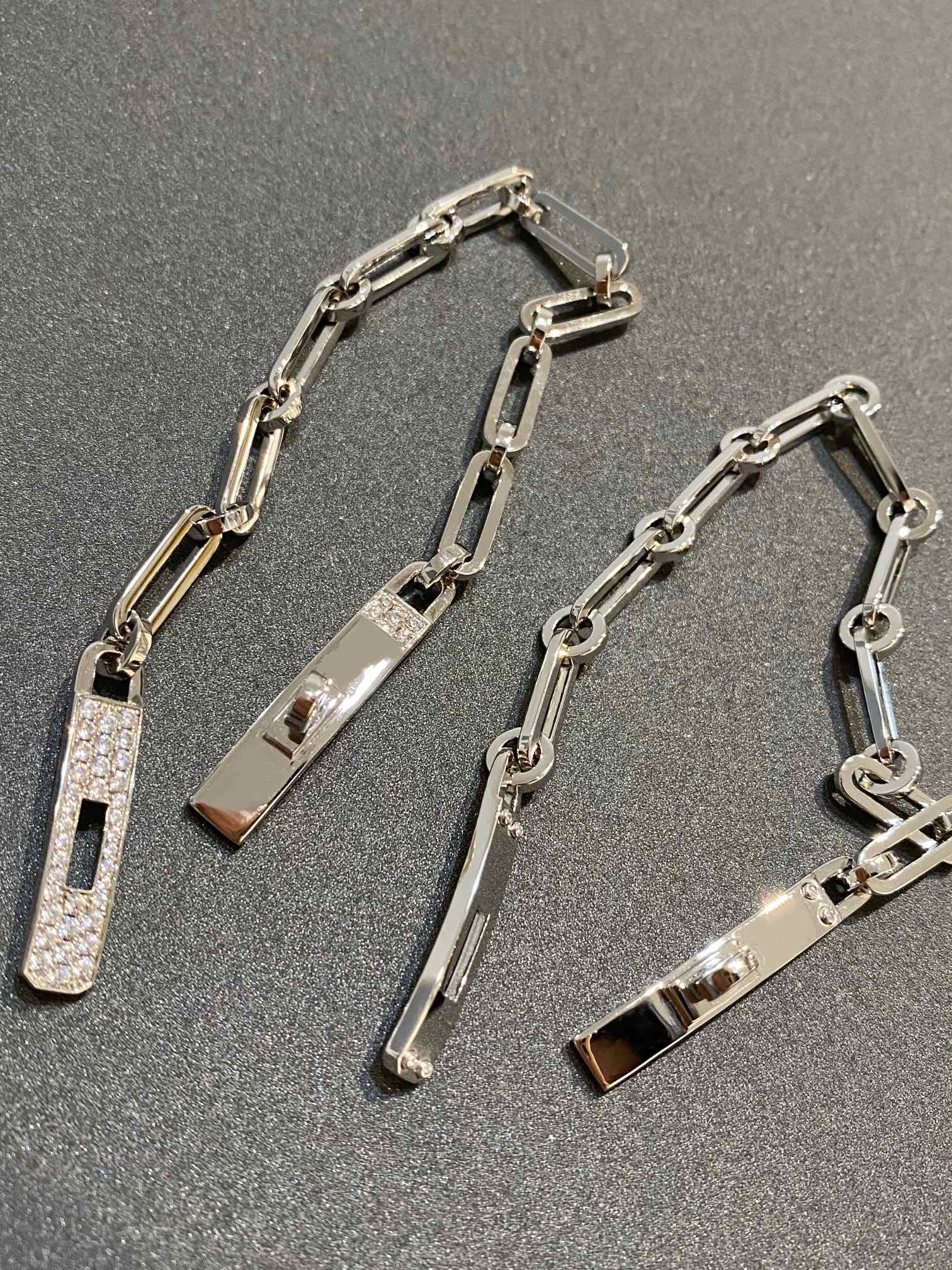 [Hermes]CHAINE BRACELET SMALL MODEL DIAMOND