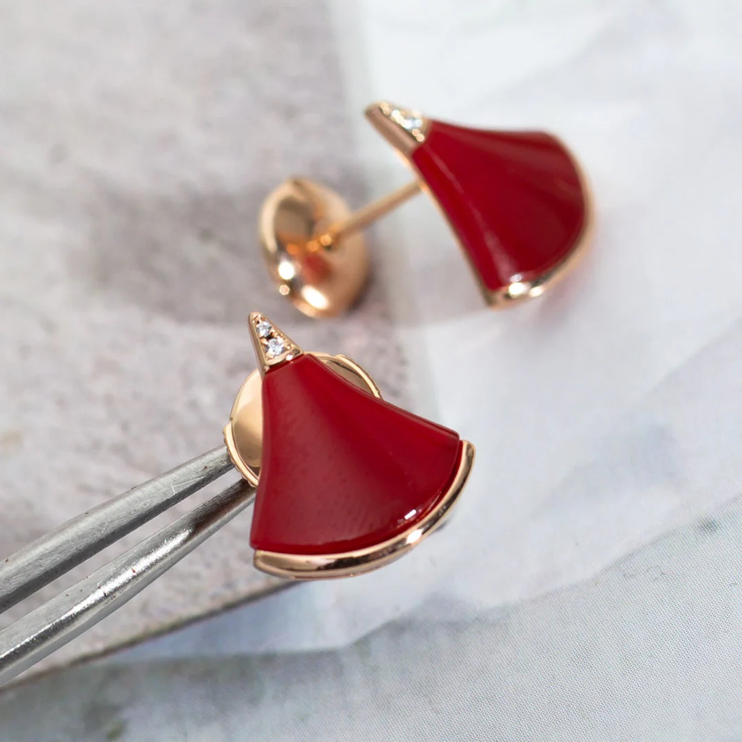 [Bulgari]DIVAS DREAM EARRINGS PINK GOLD