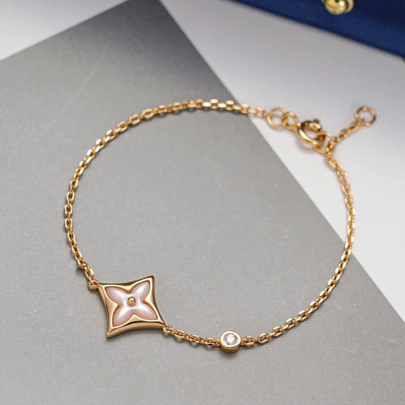 [Louis vuitton]STAR 1 DIAMOND PINK GOLD BRACELET