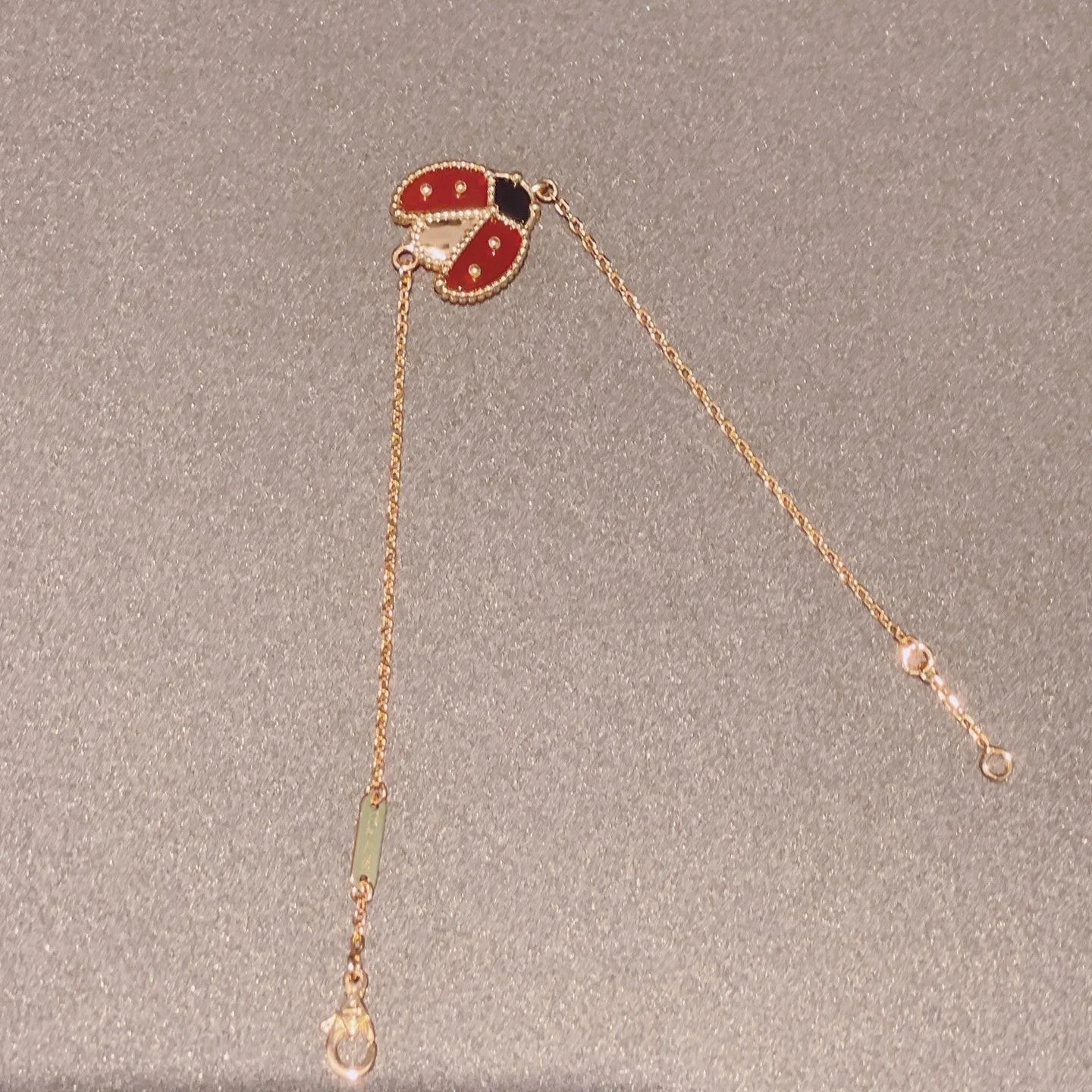 [Van Cleef & Arpels]LUCKY SPRING 1 MOTIF PINK GOLD BRACELET