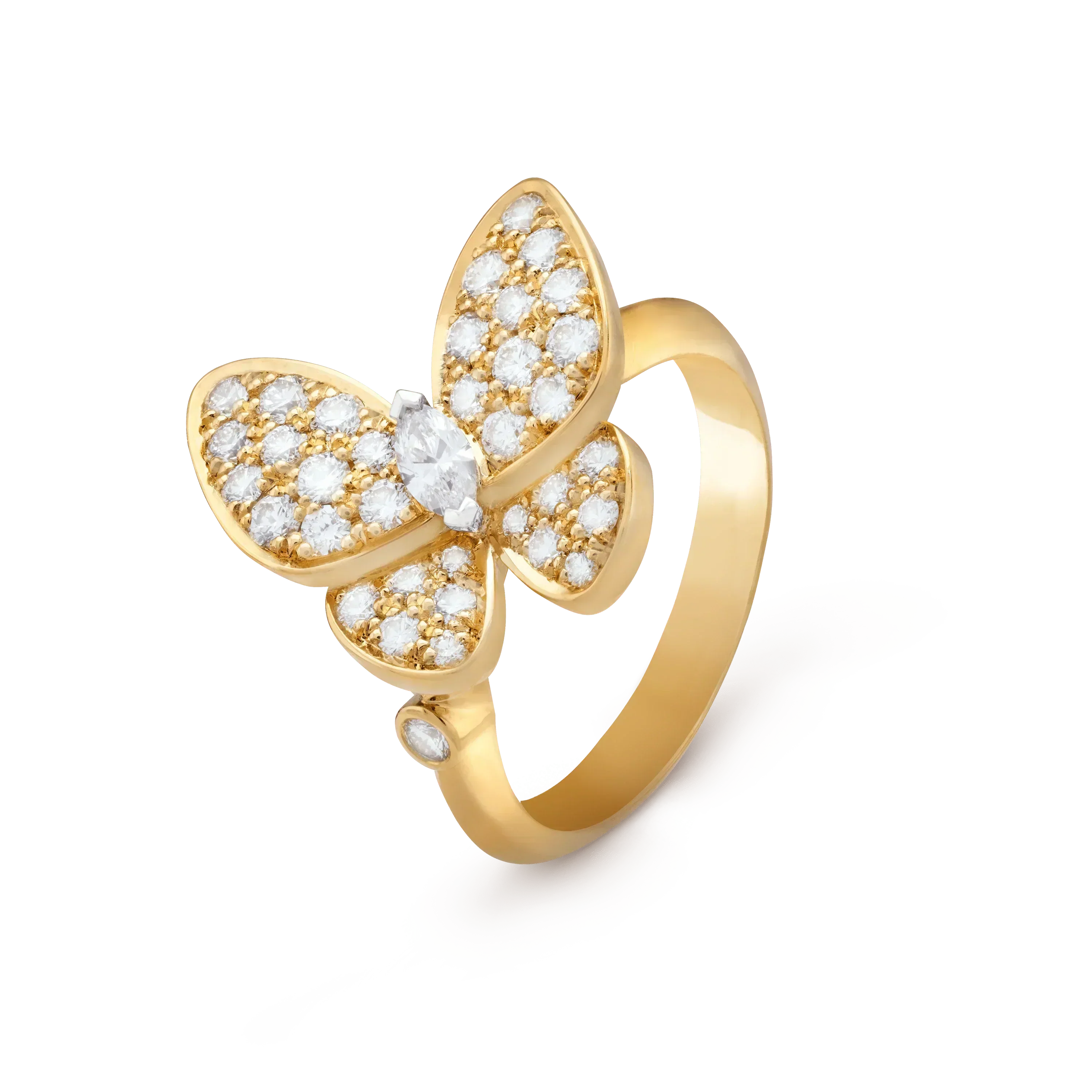 [Van Cleef & Arpels]BUTTERFLY DIAMOND RING