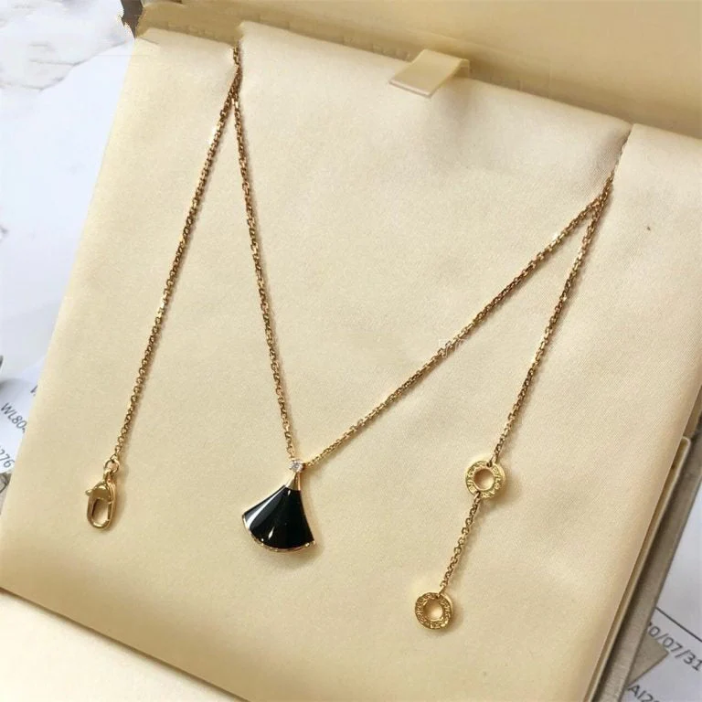 [Bulgari]DREAM NECKLACE ONYX 1 DIAMOND