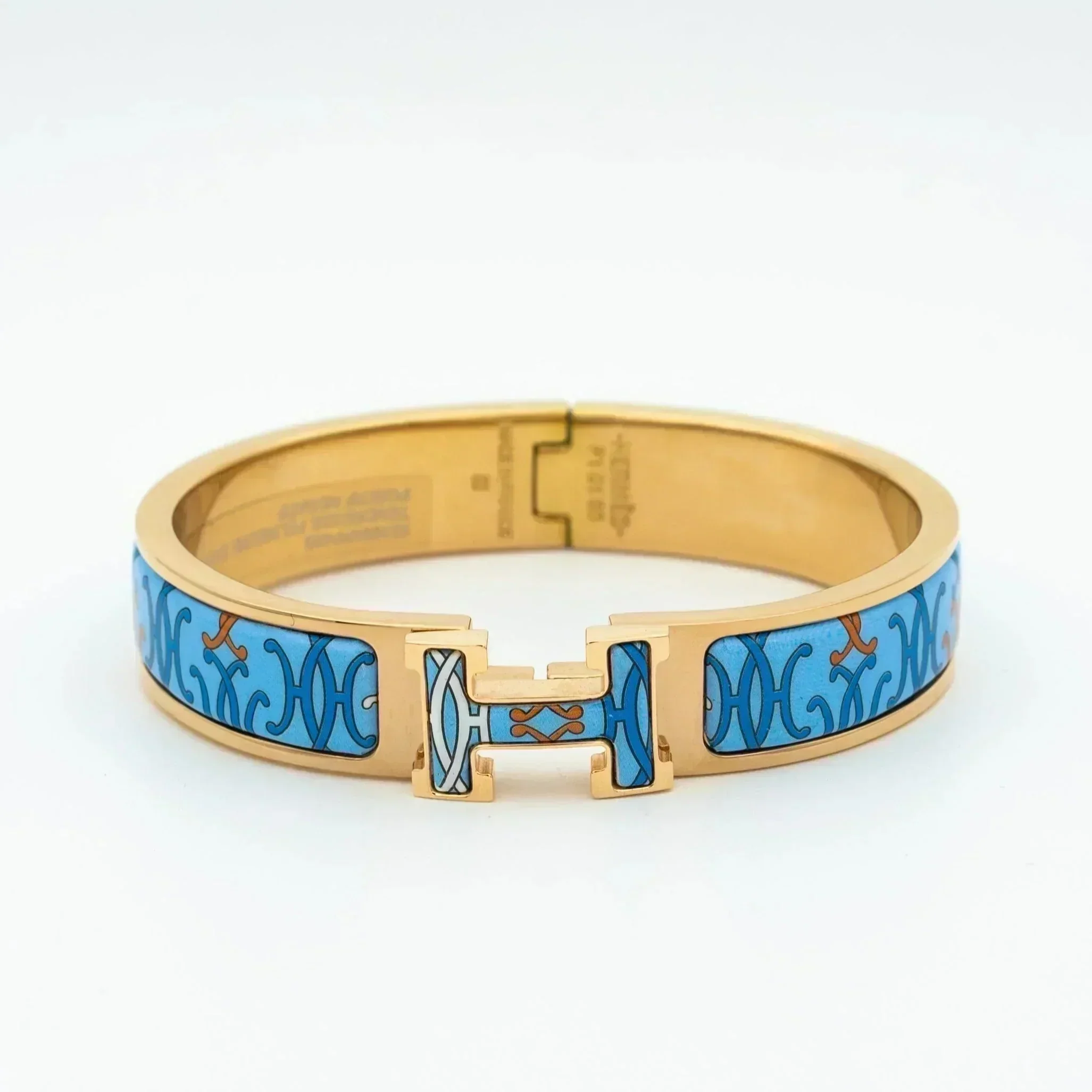 [Hermes]H BRACELET BLUE MULTICOLOR