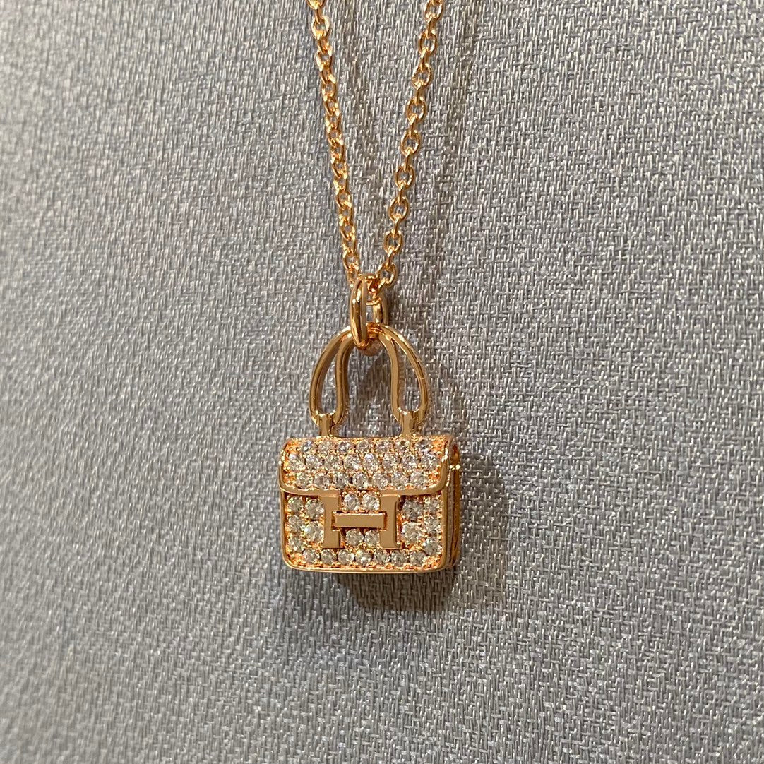 [Hermes]CONSTANCE PEDANT DIAMOND NECKLACE