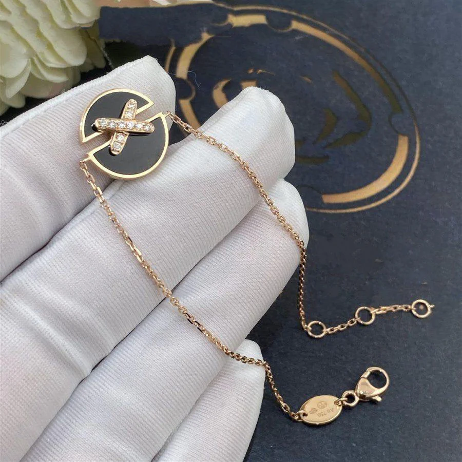 [Chaumet]JEUX DE BRACELET ONYX PINK GOLD DIAMOND