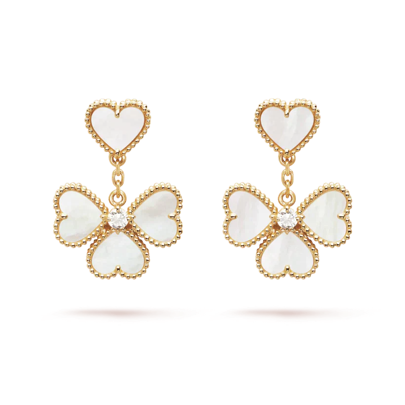 [Van Cleef & Arpels] SWEET WHITE MOP EARRINGS