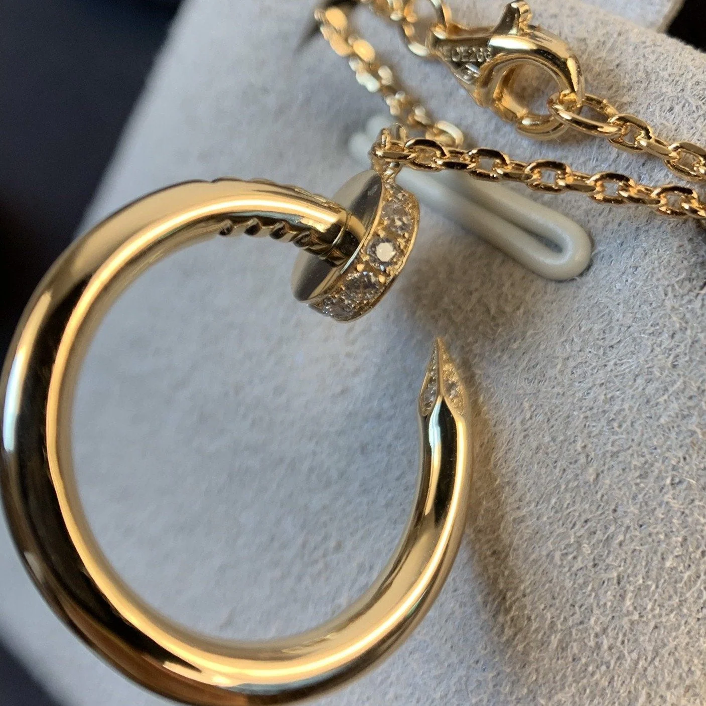 [Cartier]JUSTE NECKLACE PINK GOLD