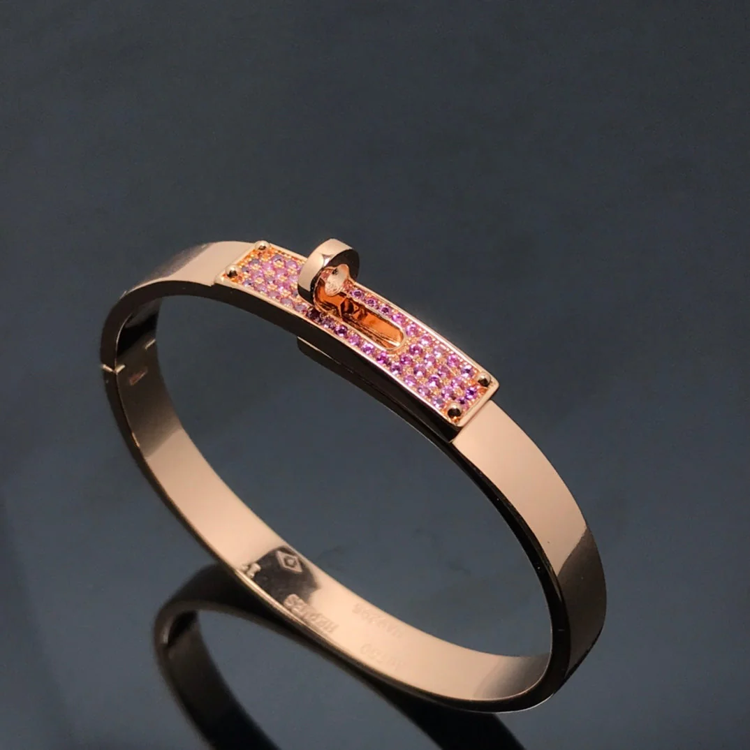 [Hermes]KELLY BRACELET PINK DIAMOND
