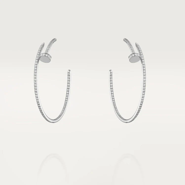 [Cartier]JUSTE EARRINGS FULL DIAMONDS 1.8MM