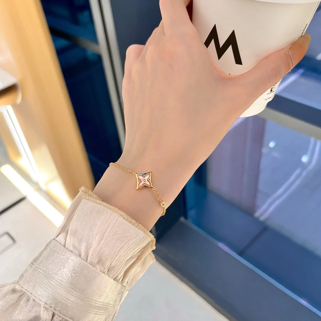 [Louis vuitton]STAR 1 DIAMOND PINK GOLD BRACELET