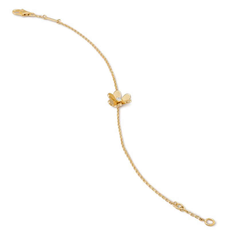 [Van Cleef & Arpels]FRIVOLE GOLD FLOWER BRACELET