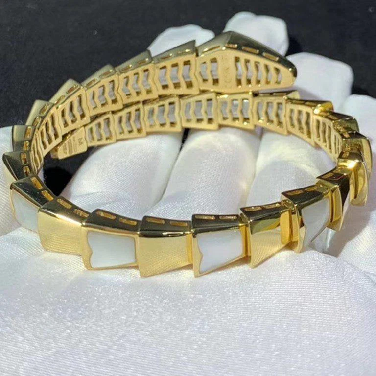 [Bulgari]SERPENTI BRACELET MOP GOLD