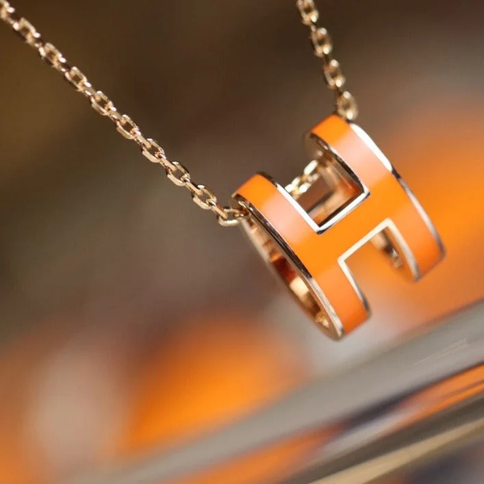 [Hermes]POP H PEDANT PINK GOLD
