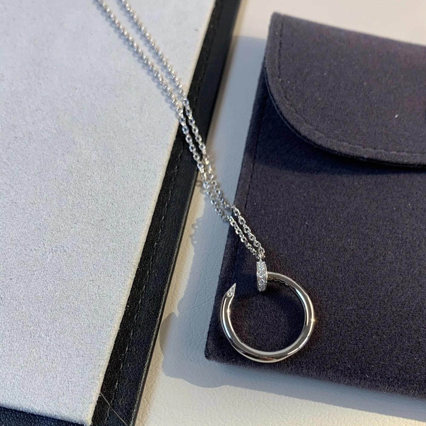 [Cartier]JUSTE NECKLACE SILVER