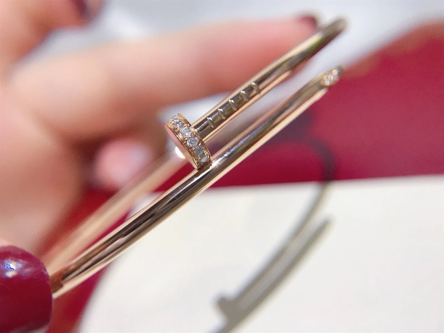 [Cartier]JUSTE BRACELET 2.5MM DIAMONDS