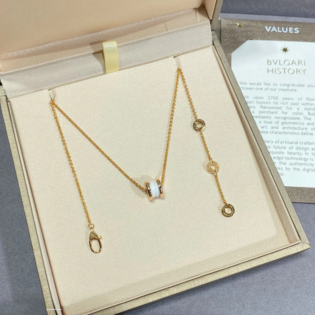 [Bulgari]ZERO 1 CERAMIC MINI NECKLACE