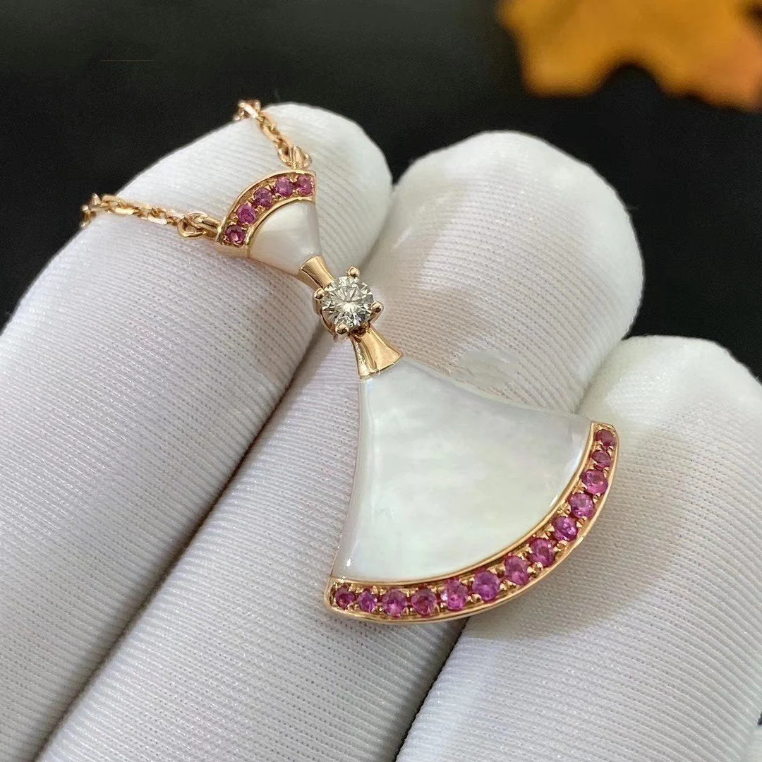 [Bulgari]DREAM NECKLACE MOP PINK DIAMOND