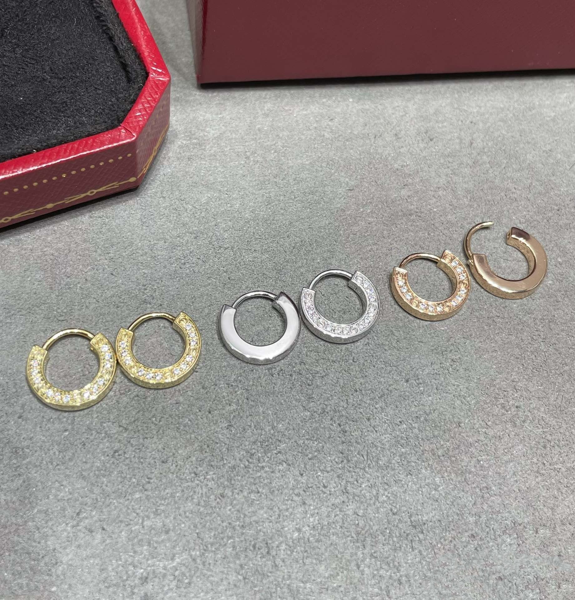 [Cartier]LOVE DIAMOND EARRINGS