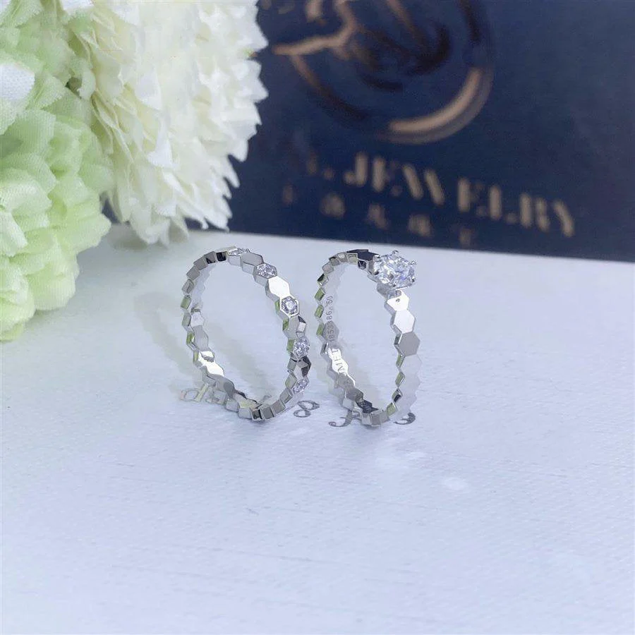 [Chaumet]BEE LOVE RING SILVER 1 DIAMOND
