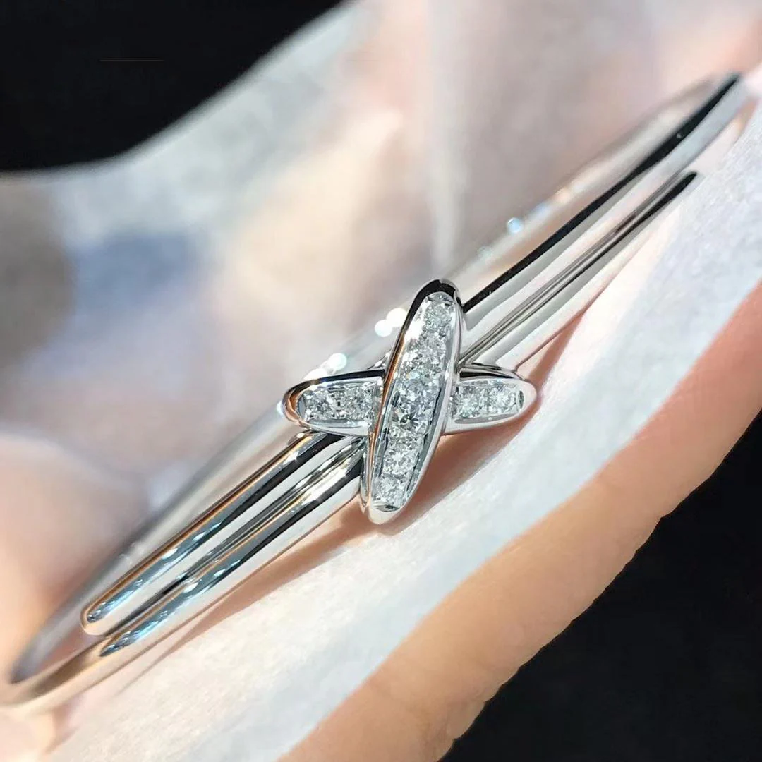 [Chaumet]JEUX DE BRACELET SILVER DIAMONDS