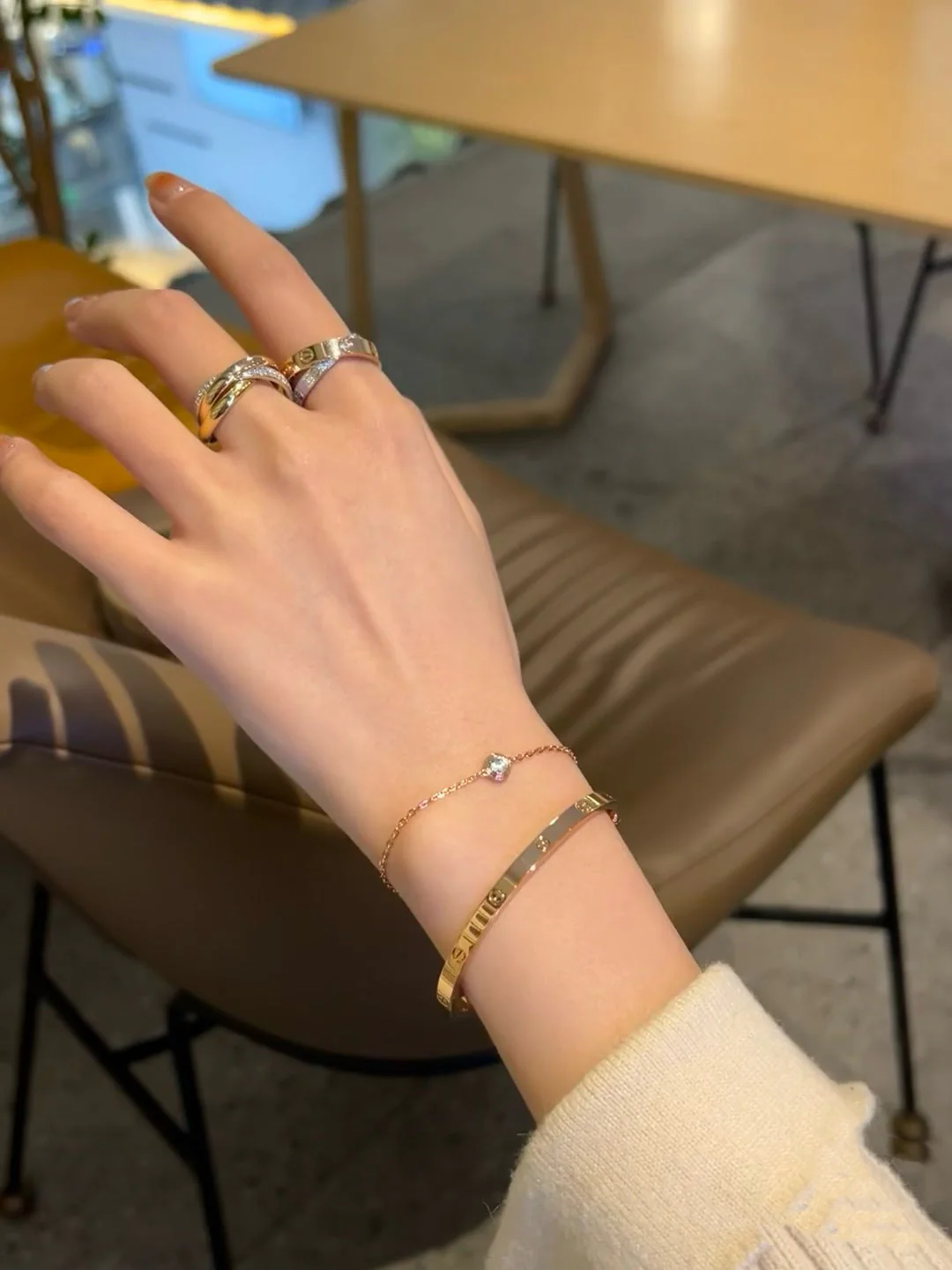 [Cartier]DAMOUR DIAMOND LINK BRACELET