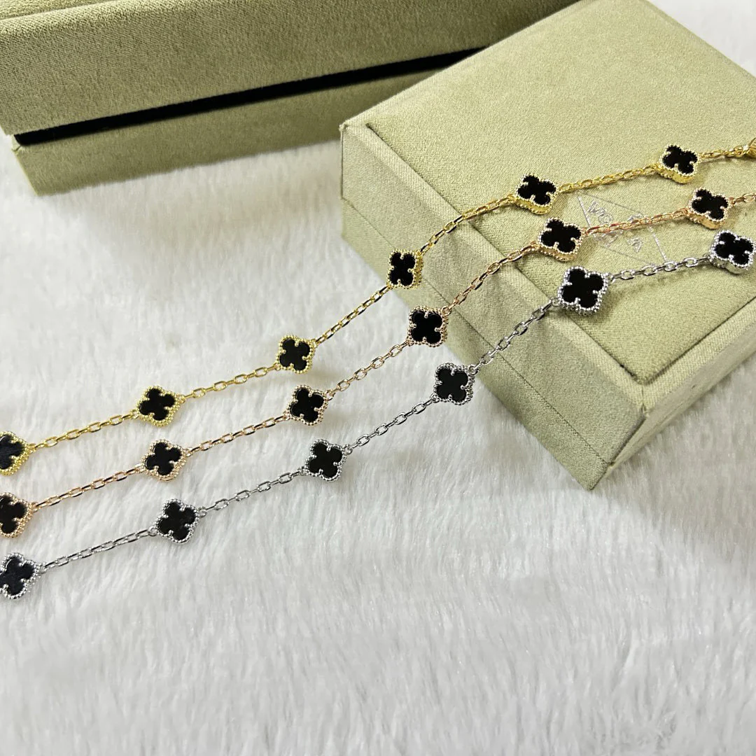 [Van Cleef & Arpels] 6 MOTIF  ONYXS BRACELET