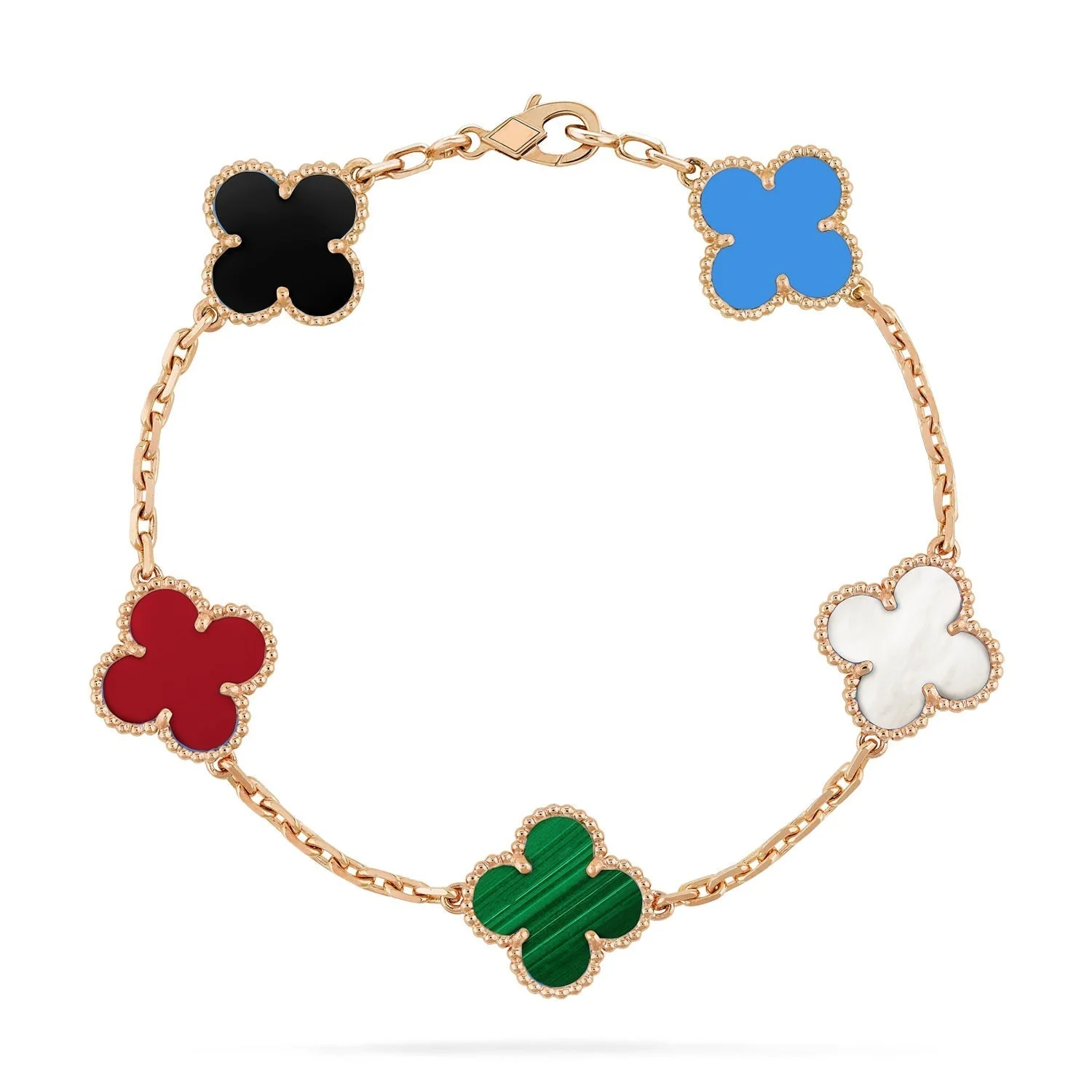 [Van Cleef & Arpels] 5 MOTIFS MULTICOLOR  BRACELET