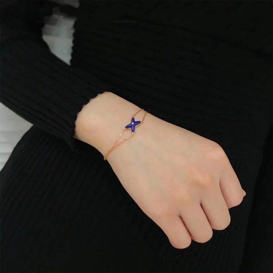 [Chaumet]Hollow Design Four-Leaf Clover Flower Shape Ring