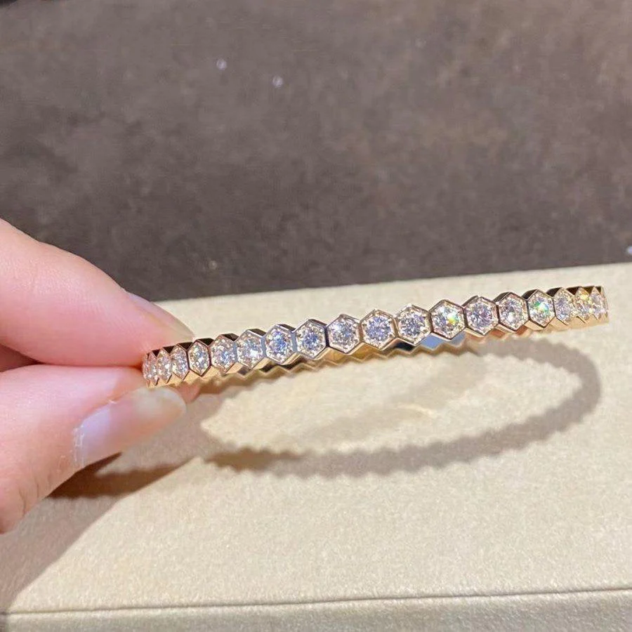 [Chaumet]BEE LOVE GOLD BRACELET FULL DIAMOND
