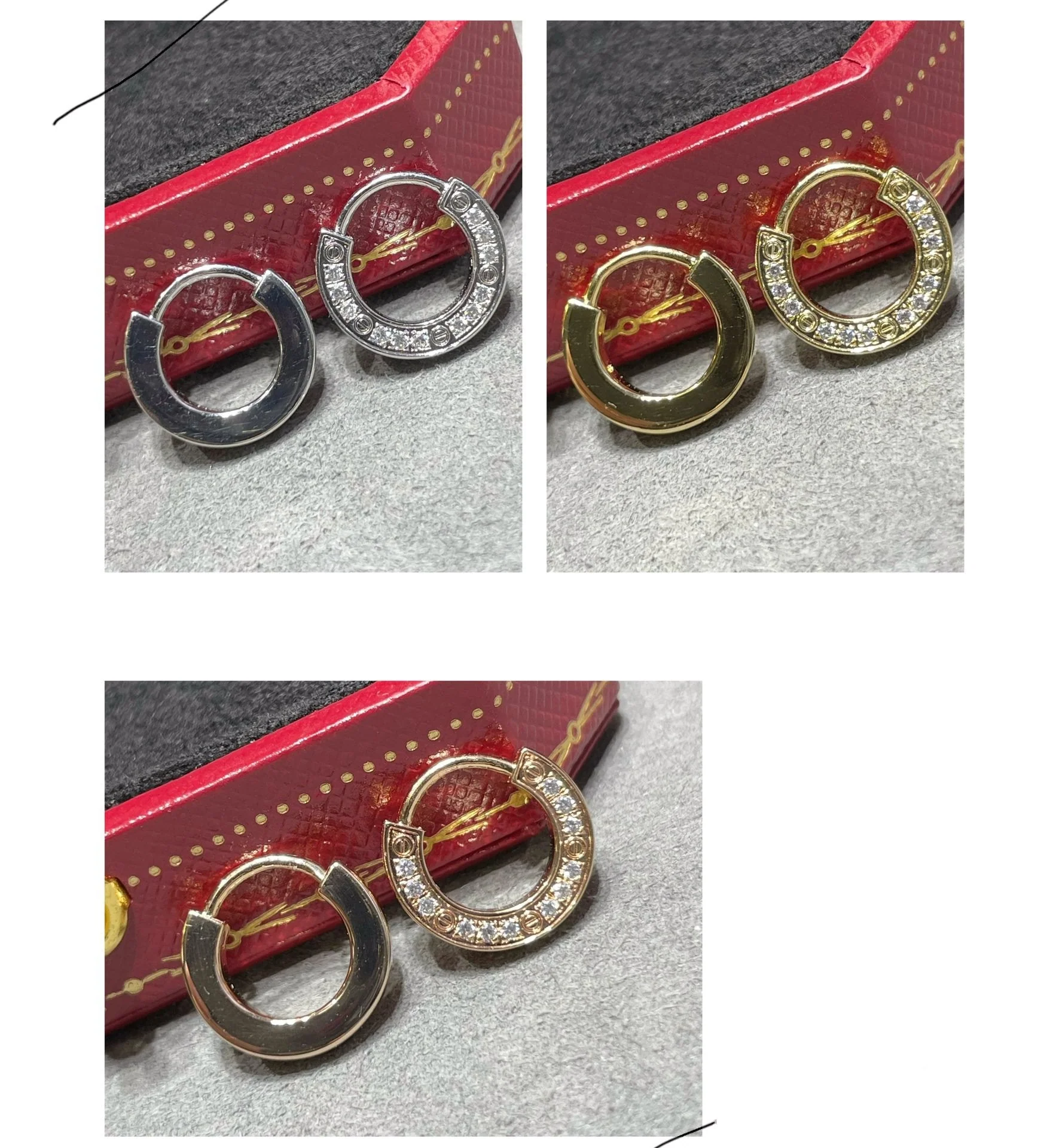 [Cartier]LOVE DIAMOND EARRINGS