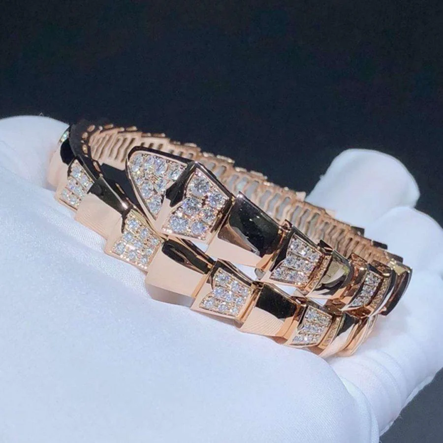 [Bulgari]SERPENTI BRACELET PINK GOLD DIAMOND