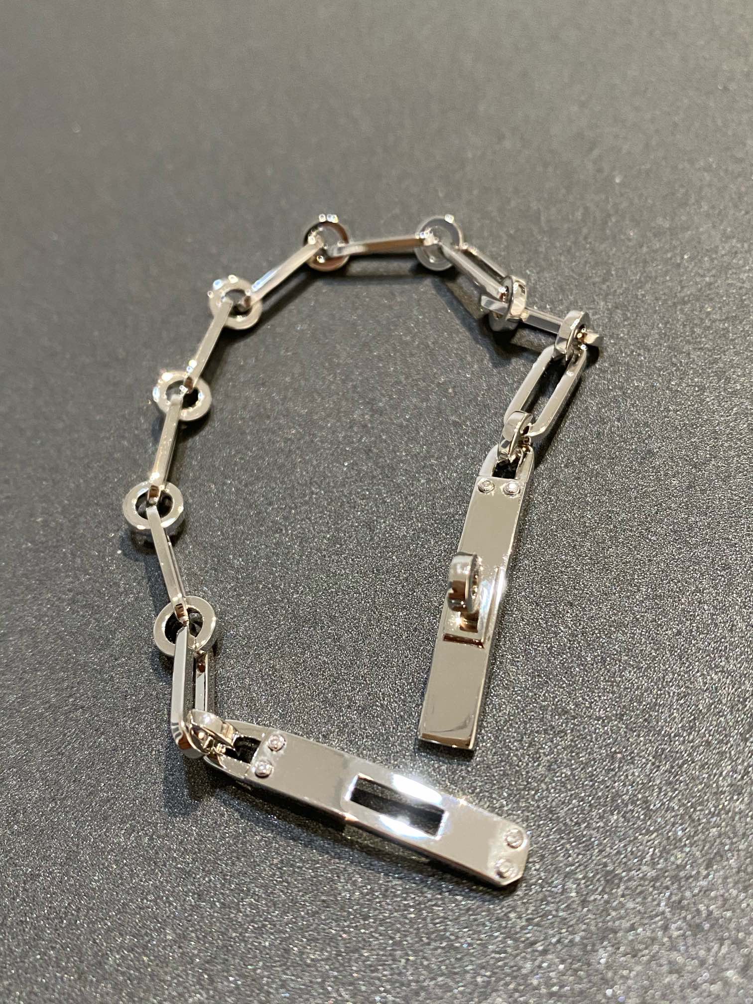 [Hermes]CHAINE BRACELET SMALL MODEL DIAMOND
