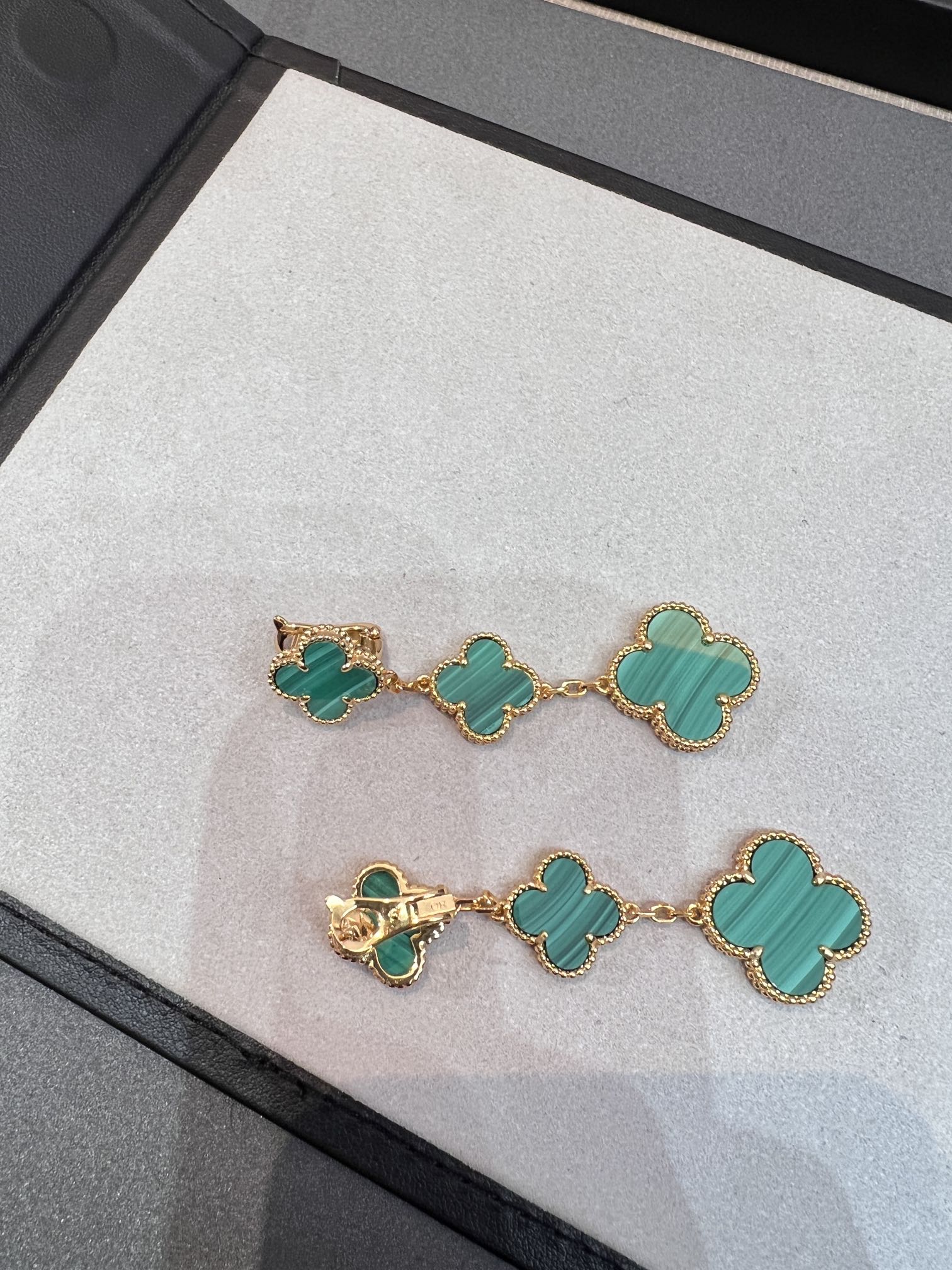 [Van Cleef & Arpels] MALACHITE 3 MOTIFS GOLD