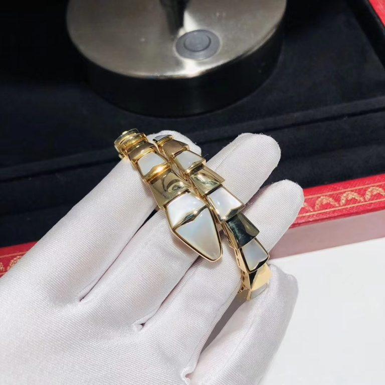[Bulgari]SERPENTI BRACELET MOP GOLD