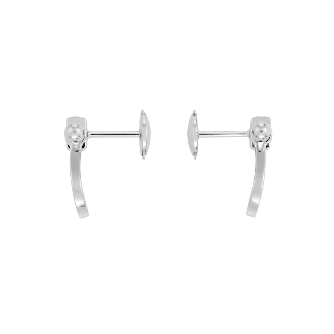 [Fred]FORCE 10 FULL DIAMOND STUD EARRINGS MINI MODEL