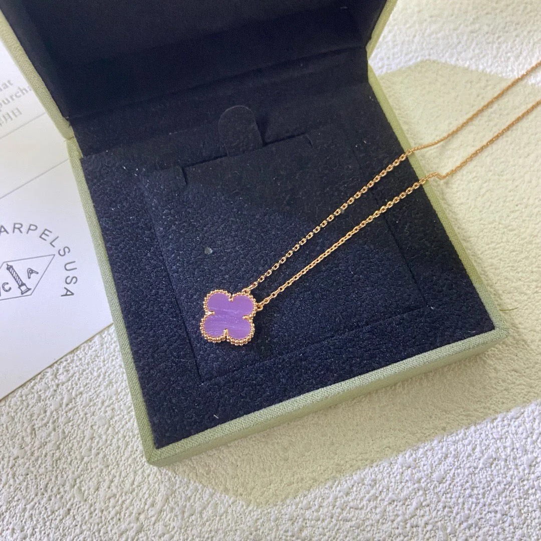 [Van Cleef & Arpels] 15MM  PURPLE VIOLET NECKLACE