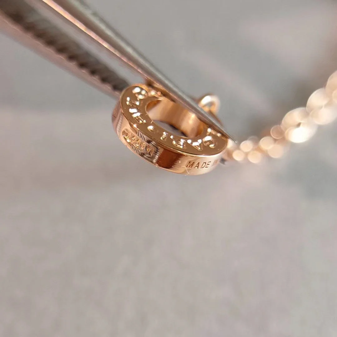 [Bulgari]ZERO 1 NECKLACE PINK GOLD