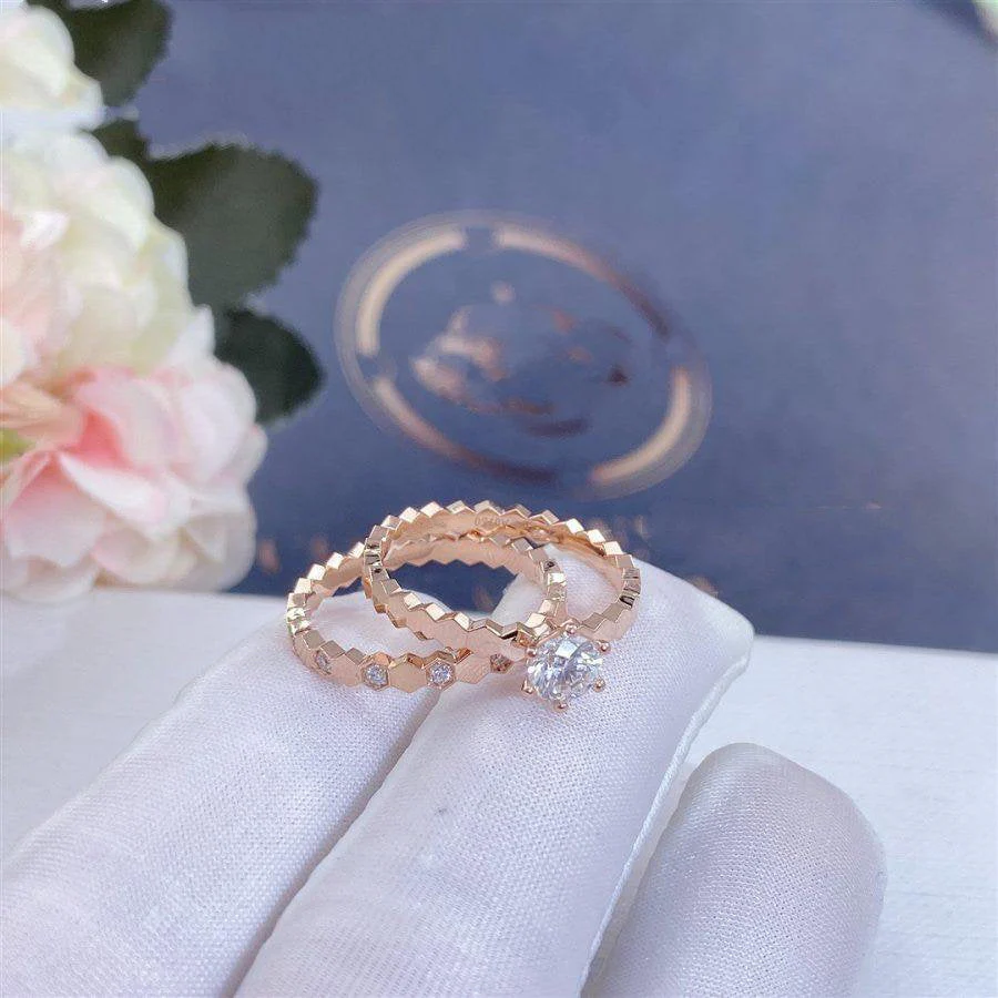 [Chaumet]BEE LOVE RING PINK GOLD DIAMOND