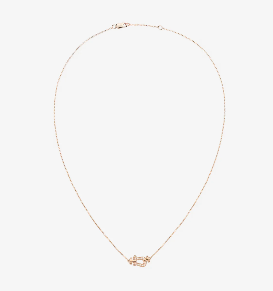 [Fred]FORCE 10 DIAMOND PINK GOLD NECKLACE MINI MODEL