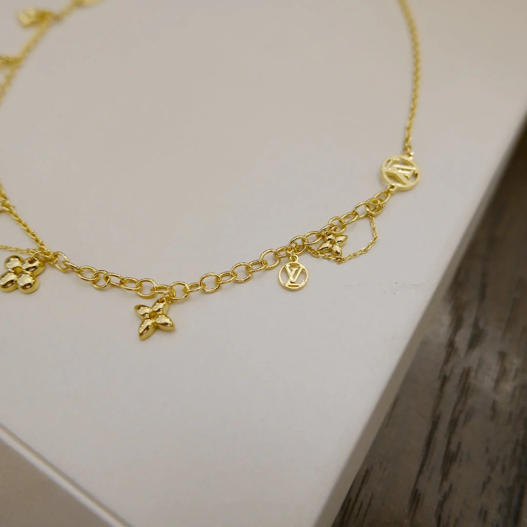 [Louis vuitton]BLOOMING SUPPLE NECKLACE BRASS