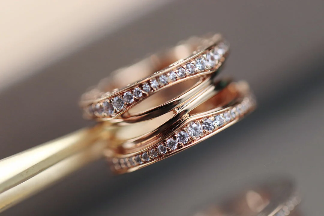 [Bulgari]ZERO 1 PINK GOLD NECKLACE