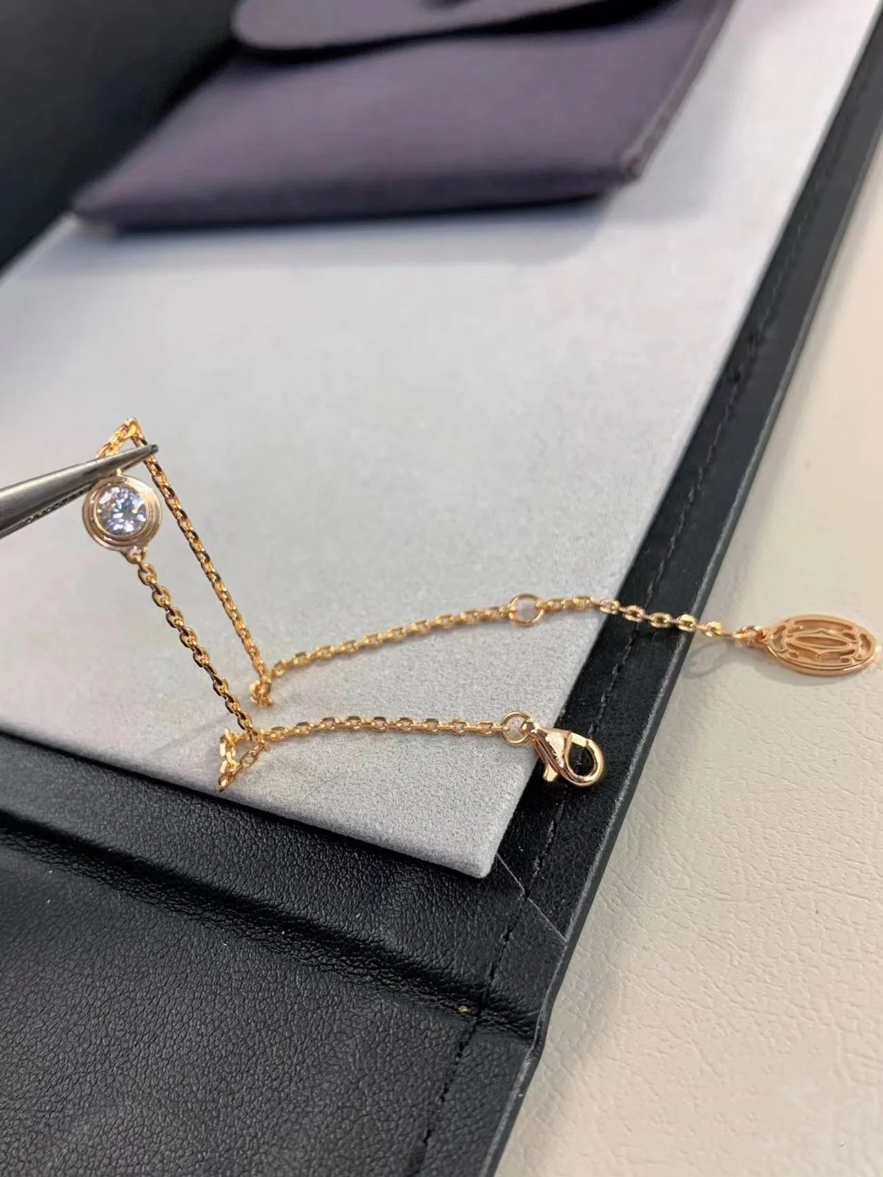 [Cartier]DAMOUR DIAMOND LINK BRACELET